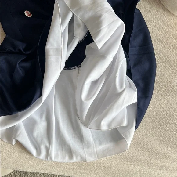 Leg Avenue Navy and White Sailor Dress - Picture 5 of 5